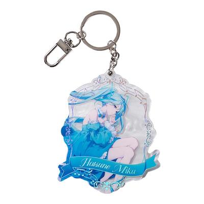 moeyu初音未来酣然梦景亚克力挂件钥匙扣miku挂饰二次元动漫周边