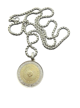 文艺复古太阳神硬币项链向阳而生