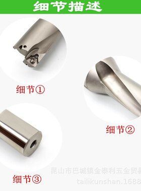 台湾商富舍弃式快速钻头 SNF舍弃式快速钻头 U钻潜孔钻 喷水钻