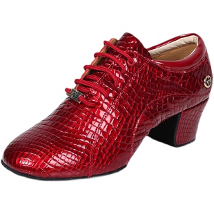 夏季吉特巴舞蹈鞋女软底真皮广场舞鞋专业拉丁舞鞋2025新款跳舞鞋