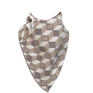 秋冬针织围脖保暖护颈套头三角巾防风防寒假领围巾新款百搭小围脖