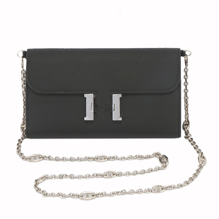 适用H家康康长款钱夹改造WOC链条钱包改斜挎包肩带链子皮内胆配件