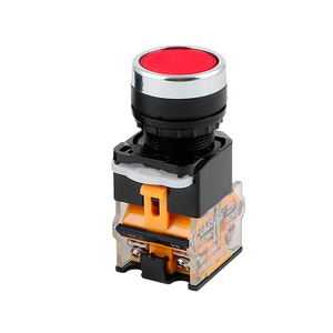 LA38-11BNZS LA38-11T 平钮自锁自复位按钮开关 Ф22MM 一开一闭