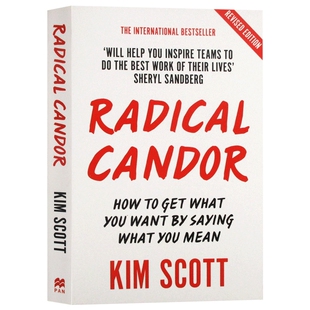 Radical Candor 英文原版 彻底坦率 一种有温度而真诚的领导