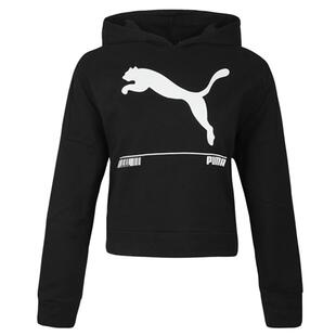 Puma/彪马正品2025冬季款女士耐穿连帽套头运动休闲卫衣582780-01