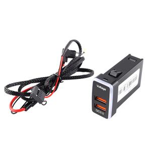 06-23款丰田FJ酷路泽改装usb充电器面板Fj Cruiser专用内饰配件