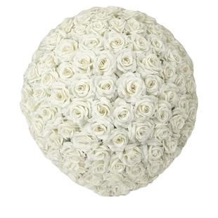 婚庆花球仿真花半圆韩式婚礼花艺装饰玫瑰大红色粉色香槟绣球花球