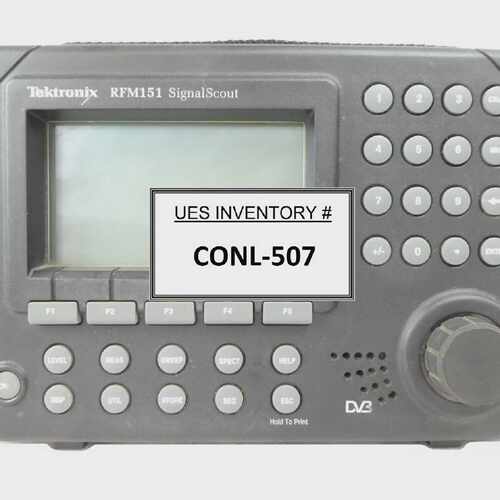 Tektronix RFM151 信号侦察电缆 VRF 分析仪 SignalScout 工作剩