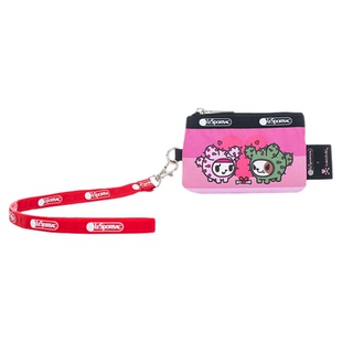 LeSportsac乐播诗新款TOKIDOKI™LOVE情人节证件零钱包百搭卡包女