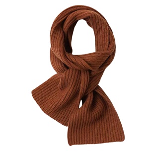 100%纯山羊绒围巾通用秋冬高级感百搭保暖针织纯色情侣围脖礼盒装