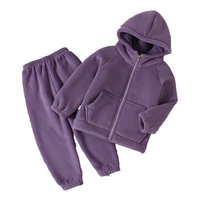 冬季三层夹棉加厚款家居服套装