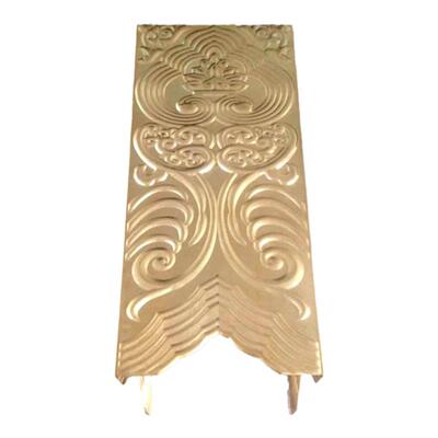 铝板模压件中式压花门楼古建装饰