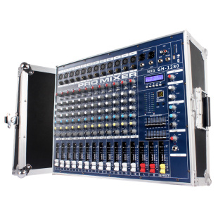 NXG 调音台带功放一体机带无线话筒12路航空箱婚庆音响双七段均衡