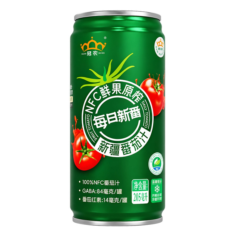 2026新疆冠农100%纯鲜榨番茄汁