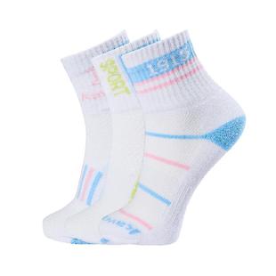 川崎运动袜儿童中袜透气吸汗跑步篮球羽毛球训练袜柔软舒适棉袜子