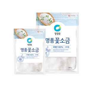 清净园韩国进口精制花盐细粒食用盐易融化炒菜煲汤海盐韩国盐批发