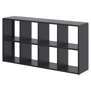 佰卓卡莱克组合格子柜钢制书架落地置物架一体靠墙儿童书柜收纳框