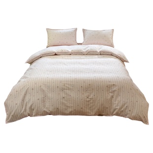 卡通猫咪三角针纯棉四件套全棉少女心被套床单宿舍三件套床上用品