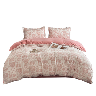 雕花牛奶绒被套四件套定制