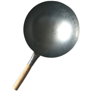 阿能代购香港陈枝支记不易粘陈家锅熟铁无涂层传统手工锅手打家用