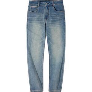 骆驼男装男款牛仔长裤