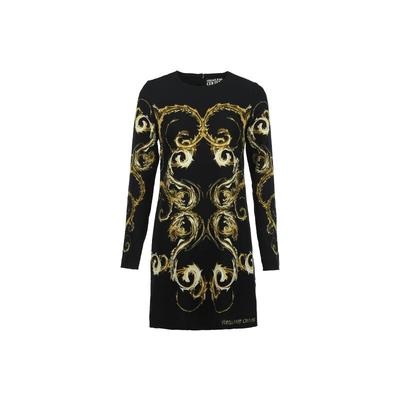 【自营】Versace Jeans Couture范思哲女士巴洛克印花短款连衣裙