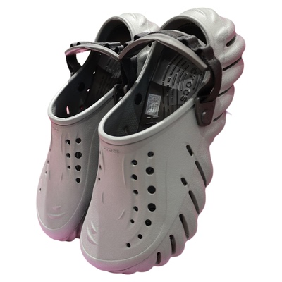 crocs洞洞鞋波波反光凉鞋