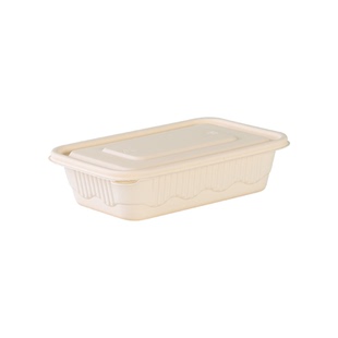 一次性可降解玉米淀粉餐盒长方形外卖打包盒环保轻食野餐便当饭盒