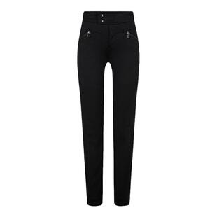 BOGNER博格纳 秋季新款女装黑色高腰弹力休闲直筒铅笔裤16377006
