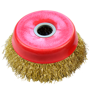 碗型钢丝轮 金属打磨除锈轮100型角磨机专用加厚抛光轮 钢丝刷