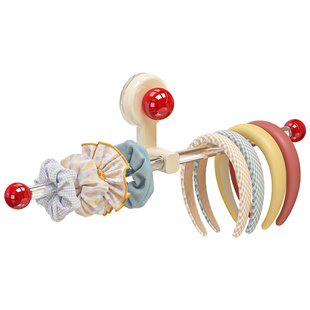 吸盘发箍收纳神器卫生间壁挂上墙头绳发夹挂架免打孔皮筋发圈挂钩