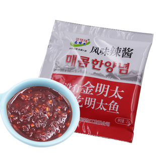 20袋包邮 头道金明太风味辣酱延边特产美食明太鱼蘸料 真味棒鱼料