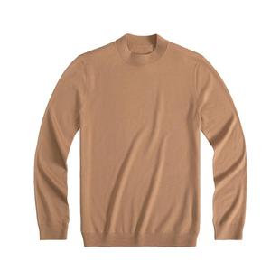 佟大为同款MrBu布先生套头羊毛衫男款秋冬半高领时尚可机洗羊毛T