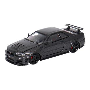 日产尼桑 GTR R34 R32 Z-Tune TM 1:64 开盖仿真合金汽车模型收藏