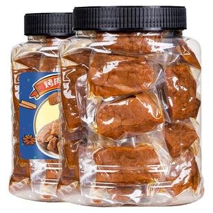 烤肉豆脯豆腐干500g罐装手磨夹肉即食豆干制品手撕香干零食小包装
