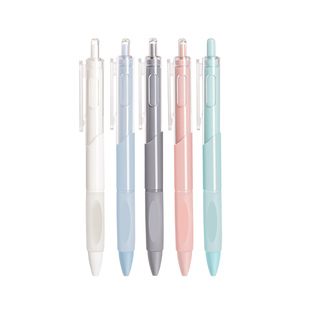 按动中性笔黑色学生专用高颜值签字笔速干刷题笔st笔头按压式走珠笔大容量巨能写小学生0.5顺滑简约超好用的