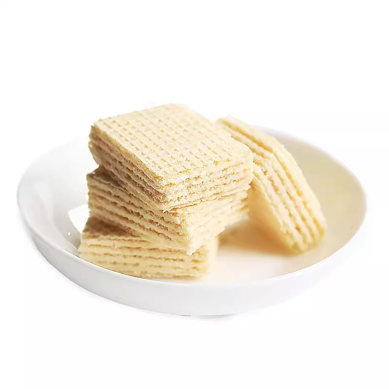 网红豆乳味威化饼干早餐夹心