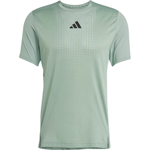 Adidas/阿迪达斯官方正品AIRCHILL男士运动训练透气短袖JI8197