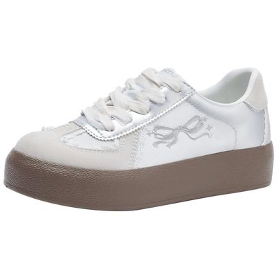 热风芭蕾风德训鞋厚底板鞋