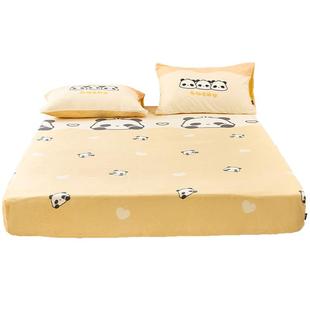 多喜爱卡通珊瑚绒床笠单件床单冬季加绒床笠罩学生宿舍床罩床套罩