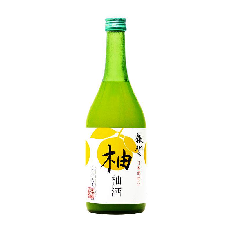 【顺丰包邮】杂贺日本进口柚子酒女士果酒低度数甜酒720ml利口酒