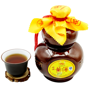 甘肃名酒特产平凉正宗崆峒黄酒粮食白酒传统半甜 2斤坛装