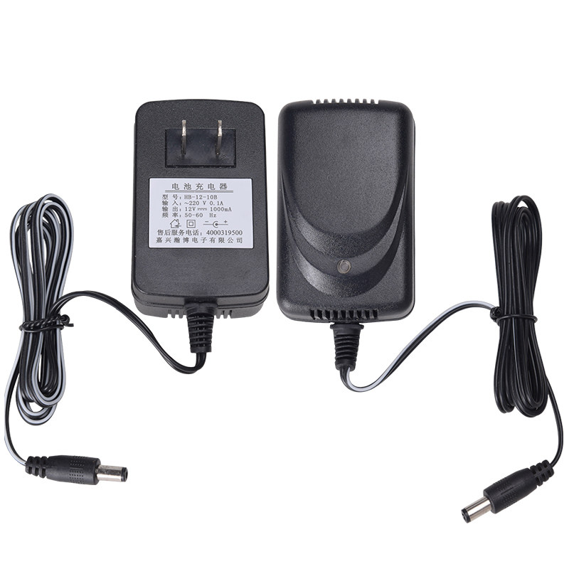 圆孔儿童电动车童车电瓶玩具摩托车汽车6V12V电池充电器适配器