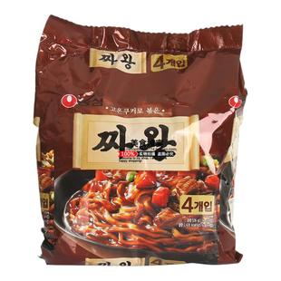 四川炸酱面酱王韩国炸酱面方便面韩国进口农心醇香辣味凉拌面煮面