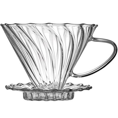 Bincoo玻璃耐高温v60滤杯