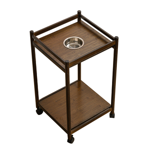 麻将茶几边几麻将机茶水架棋牌室边柜置物架麻将桌旁打牌专用茶台