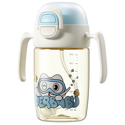 吸管直饮一盖双饮宝宝学饮不换杯