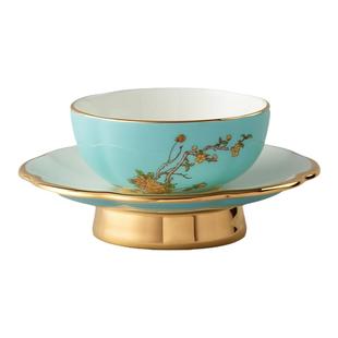 国瓷永丰源夫人瓷西湖蓝2头G20茶杯主人陶瓷办公室泡茶个人用