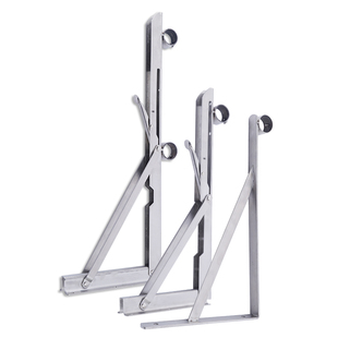 304不锈钢阳台支架固定式外墙支撑托架侧装三角外伸晾衣架晾杆底