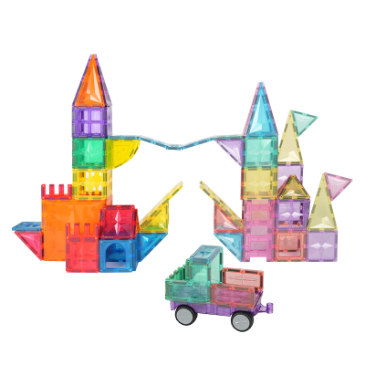 MNTL彩窗磁力片启梦套组彩虹果冻色儿童益智玩具礼物今聚陪伴积木